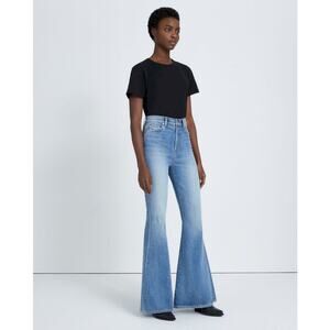 NWT 7 For All Mankind Jeans Megaflare Womens 26 High Rise 7FAM Bell Bottoms